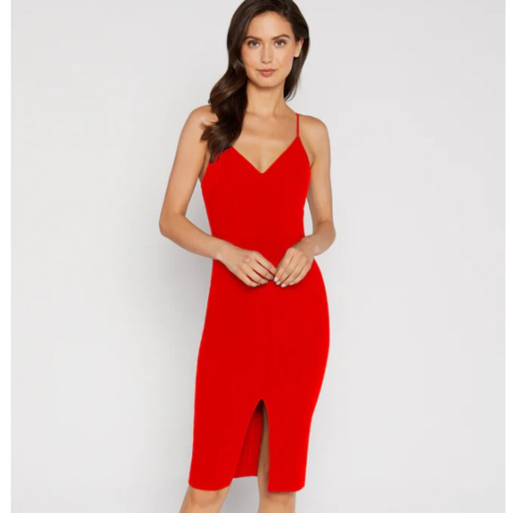 Likely Brooklyn Dress Midi Dress Red Size 6